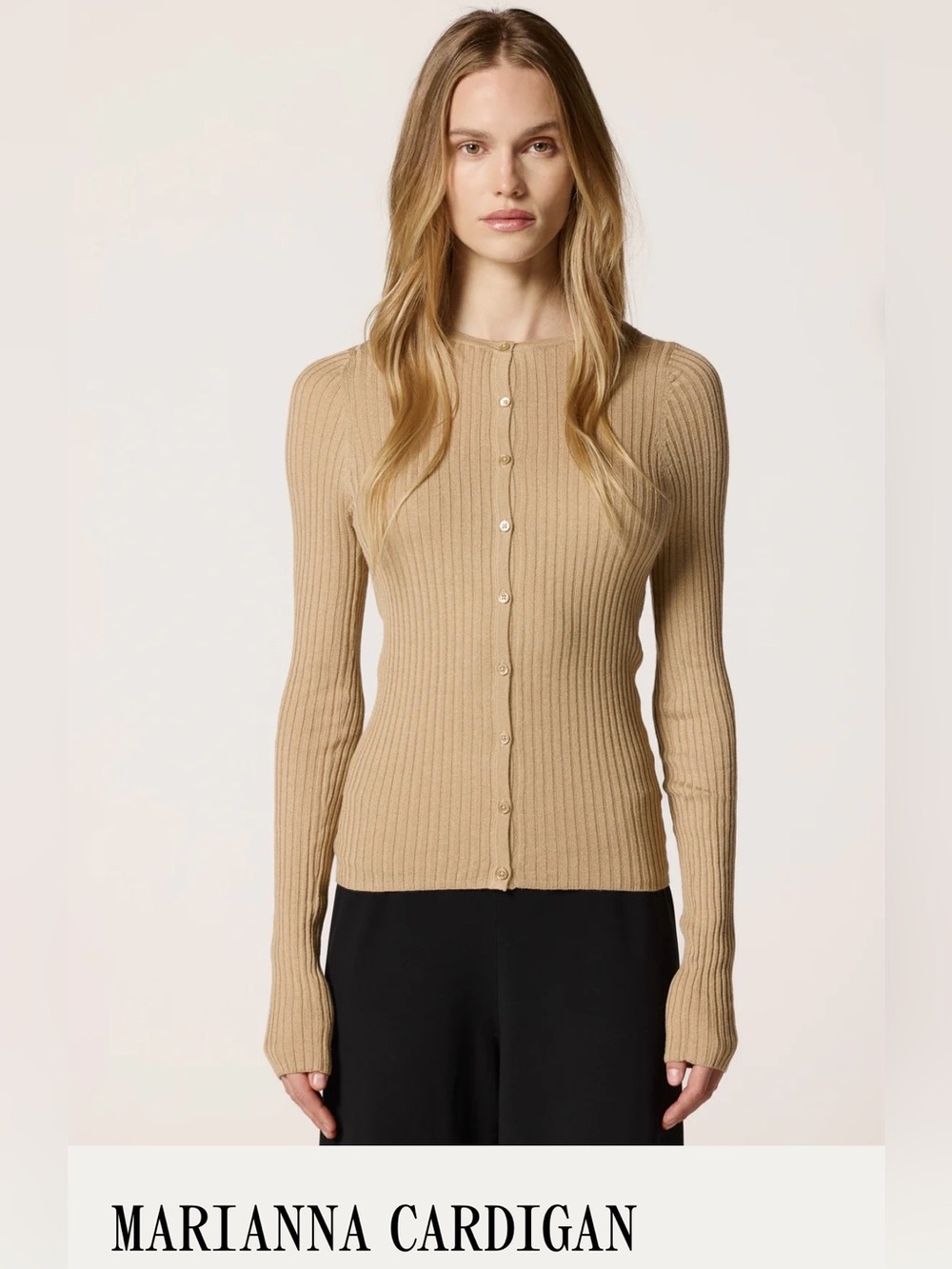 Clyque Marianna Cardigan - Latte